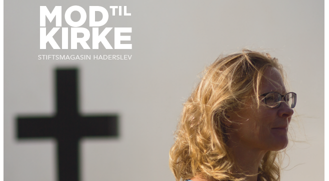 Forside magasinet 2014 - kvinde foran kors.