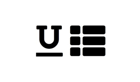 U med understregning + ikon for tabel