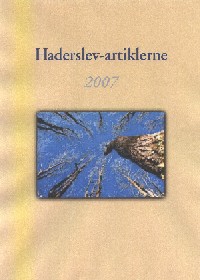 Forside dokument Haderslev-artiklerne